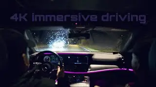 4K Immersive Driving in Finland: Mercedes E300de | Relaxing City Drive & Car ASMR