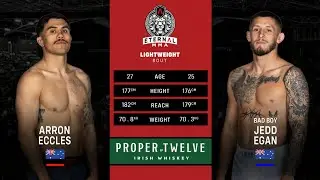 Eternal MMA 99: Аррон Экклс против Джедда Эгана | ПОЛНЫЙ БОЙ