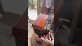 Wood 🪵 stand Laqure spraying #brasslove #wood #shortvideo #woodwork #machine #brass #woodworking