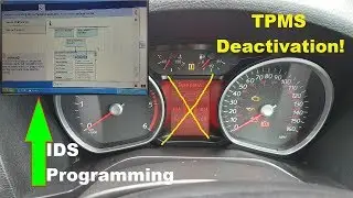 Ford S-Max 2009 disable/deactivate  TPMS system. (Tyre pressure monitoring system)