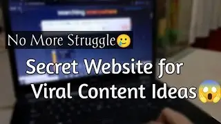 Stop Wasting Time!🔥This Website gives you viral Content ideas in seconds