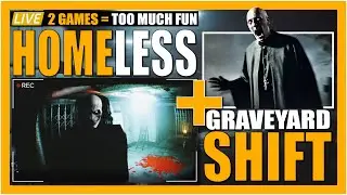 I Survived The DarkPhobia Double Horror! (Homeless + Graveyard Shift)