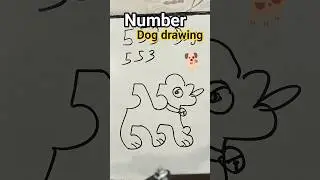 553=dog drawing #drawing #dogeasy #shortsvideo #drawingtechniques #shortvideo