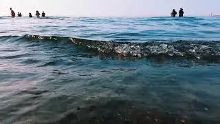 Chicago Beach (Michigan Lake) - Loyalty free HD slow motion video -  Chicago Summer beach & seashore