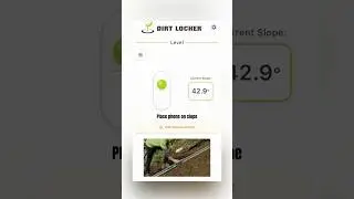 Measure Your Slope Angle Instantly with the New Dirt Locker App | Estimate & Order from Your Phone.