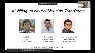 Tutorial  on Multilingual Neural Machine Translation at COLING2020