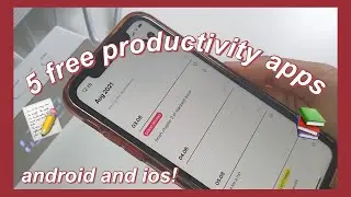 5 free productivity apps everyone NEEDS 🎞 available on android and ios!