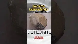 NWA 2200 Lunar meteorite. || Northwest Africa 2200. #meteor #meteorite