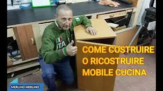 come riparare o ricostruire un mobile cucina
