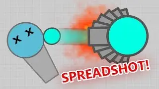 Diep.io - SPREADSHOT IS THE BEST SURVIVOR!