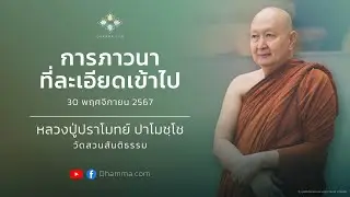 การภาวนาที่ละเอียดเข้าไป :: หลวงปู่ปราโมทย์ ปาโมชฺโช 30 พ.ย. 2567