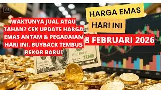 Harga Emas hari ini 8 Februari 2026 ANTAM Di Logam Mulia & UBS atau Galeri24 Lebih Menguntungkan?