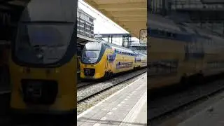 NS VIRM 8651 + 9590 arriving at Hoorn Station on 25/6/19 #Shorts