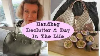 Vlog - Decluttering My Handbag Collection & Day in The Life