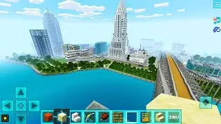 Craft Vegas Pixel Style Sandbox Game - Huge Bridge - Android iOS Gameplay