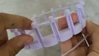 How to use a yarn knitting spool for beginners 