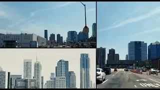 New York City | Manhattan City view | NJ Turnpike to NY city | Holland Tunnel | Brooklyn Bridge