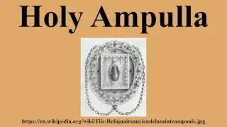 Holy Ampulla