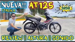 ▪️NUEVA AT 125 2026 DE ITALIKA || DESCUBRE LOS CAMBIOS QUE TUVO ESTE MODELO || CON TABLERO TOUCH