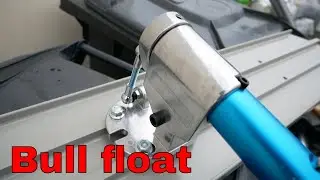 unboxing bull float concrete floor O'Neill supplies supplies  aussie screed bar floor tools cement