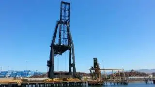 Ferry Ride View. Schnitzer Steel Metal Scrap Yard. Port of Oakland. July 8, 2017.