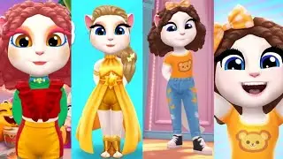 Talking Angela Funny and Eating 😱😂 Entertainment 😂😂 Gameplay and Walkthroughs:Android and iOS Games😂