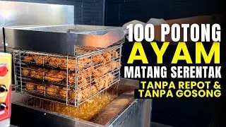 Deep Fryer Lifting Pertama di Indonesia &ndash; Bikin Goreng 100 Ayam Jadi Gampang!
