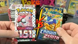 151 vs Crown Zenith, Battle of the BEST Sets!