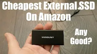The Cheapest External Hard Drive On Amazon - Performance? - Vansuny External SSD