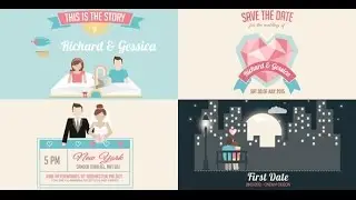 Wedding Invitation Video And Love Story Slideshow - After Effect Template