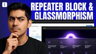 Unlock Glassmorphism Effect in WordPress with Repeater Block Using Nexter 💡