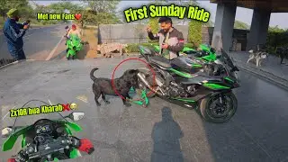 First Sunday,Ride meh hi zx10R he huya kharab😡😤| Meetup Kardiya ❤️Sath meh 