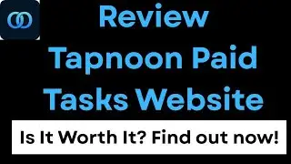 Review About Tapnoon Paid Surveys website.
