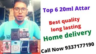 Top 6 20ml attar by meena | zam zam, pathan, white Oudh, Turkish rose, mukhallat gold,bakhoor noori