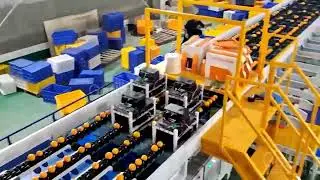 Automated orange size grading Amazing modern technology