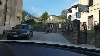 A narrow road to Macugnaga (Monte Rosa East flank)