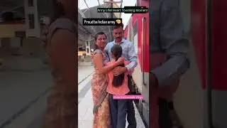 indian Army officer returning to Join Duty Emotional Moment #indianarmy #armyduty