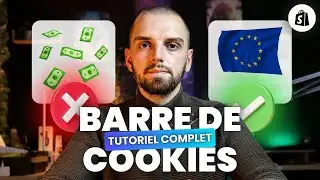 BARRE DE COOKIES SHOPIFY GRATUITE (tutoriel de A &agrave; Z)