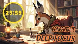 🌿 Deep Focus Music for Studying, Working & Concentration (2025 Edition) | Pomodoro 30/5