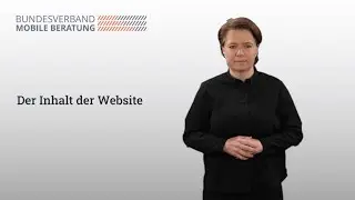 Inhalt der Website Bundesverband Mobile Beratung (Geb&auml;rdensprache)