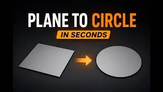 From Plane to Circle in Seconds [BLENDER]