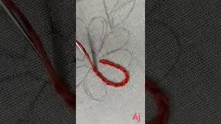 chain stitch flower
