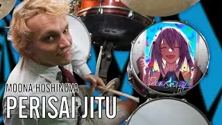 Moona Hoshinova - Perisai Jitu | Office Drummer [First Time Hearing]