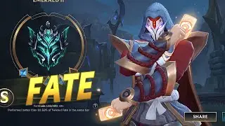 Episode 485: Twisted Fate មកវិញហើយ !!! | Twisted Fate gameplay League of Legends wild rift