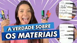 Dicas sobre BRUSH PEN e FINE LINE, materiais para fazer lettering