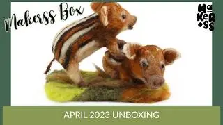 April 2023 Unboxing | Needle Felting Subscription Boxes | The Makerss