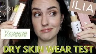 Testing NEW Foundation + Councealer for DRY SKIN | ILIA Skin Tint + Kosas Revealer Concealer