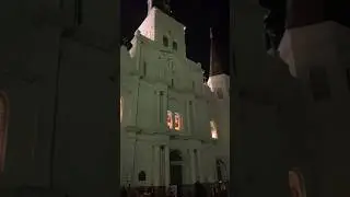 The beautiful sound of the BELLS at St. Louis Cathedral in New Orleans! #christmas #shorts #nola