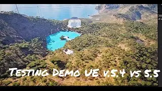 Visual Test Unreal Engine 5.4 vs v.5.5