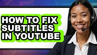 How to Fix Subtitles in Youtube - Full Guide